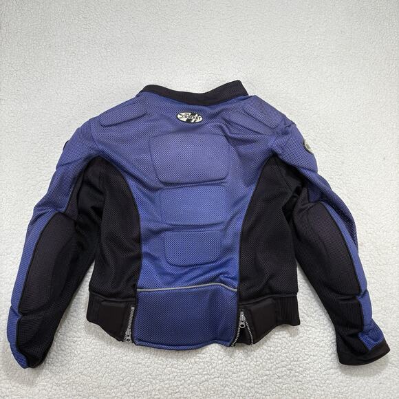Joe Rocket Motorcycle Jacket Womens XL Ballistics Armor Padded Mesh Blue Purple - Picture 9 of 11